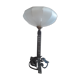 Wrought iron lamp 1930 28x18