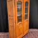Vitrine d’époque régence en noyer