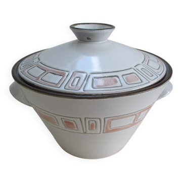 Soupière en grès de Niderviller Modèle Maille -vintage