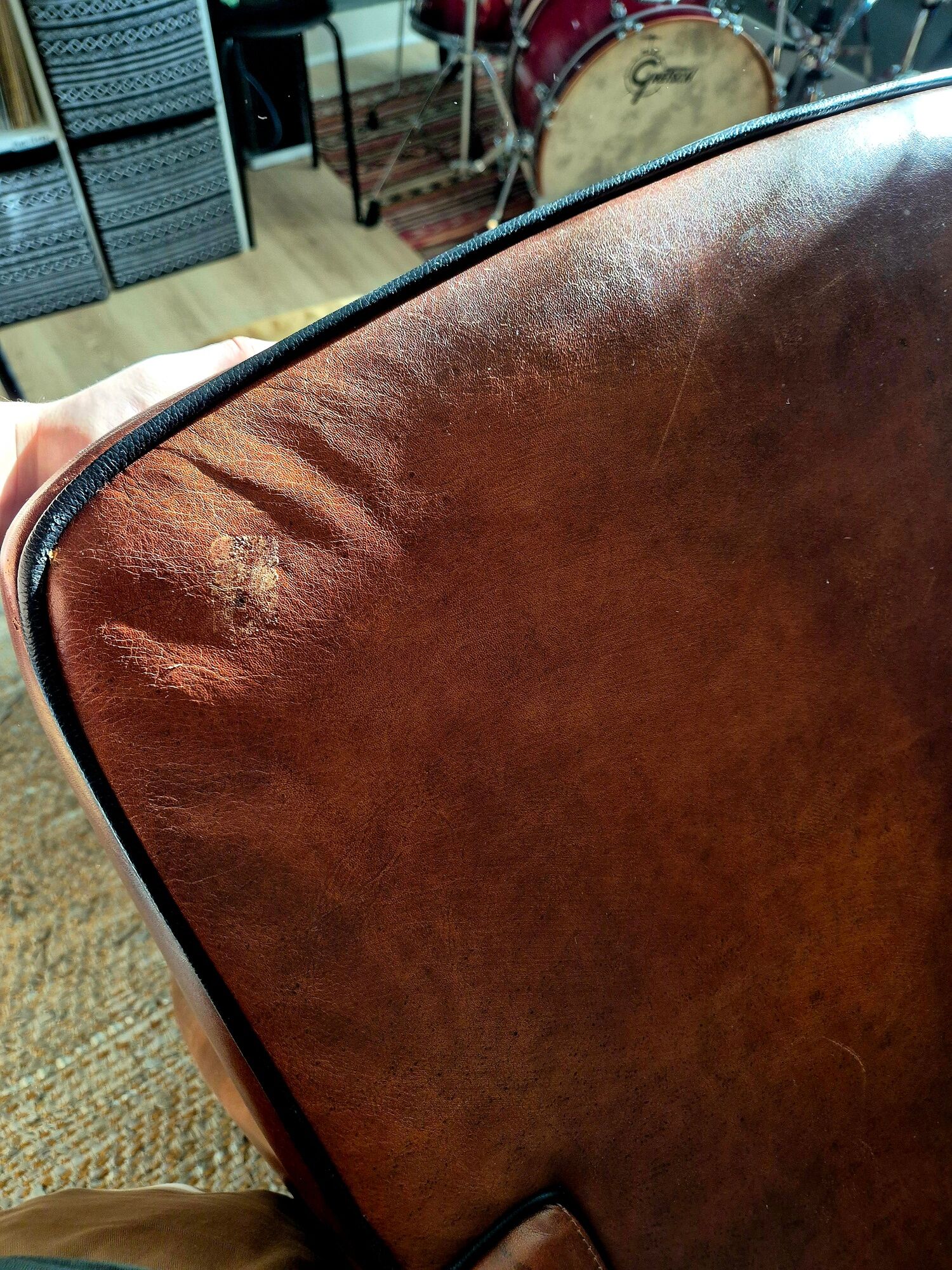 Art Deco Armchair Cognac