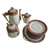 Service à gateaux : Assiettes Chabrol Poirier Limoges