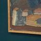 Swedish Oil on Canvas "Urban Landscape" by Johan Lundgren, Framed