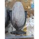 Pair of Art Deco enamelled cast iron vases