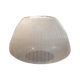 Old lampshade frosted glass stripes 100% vintage for suspension