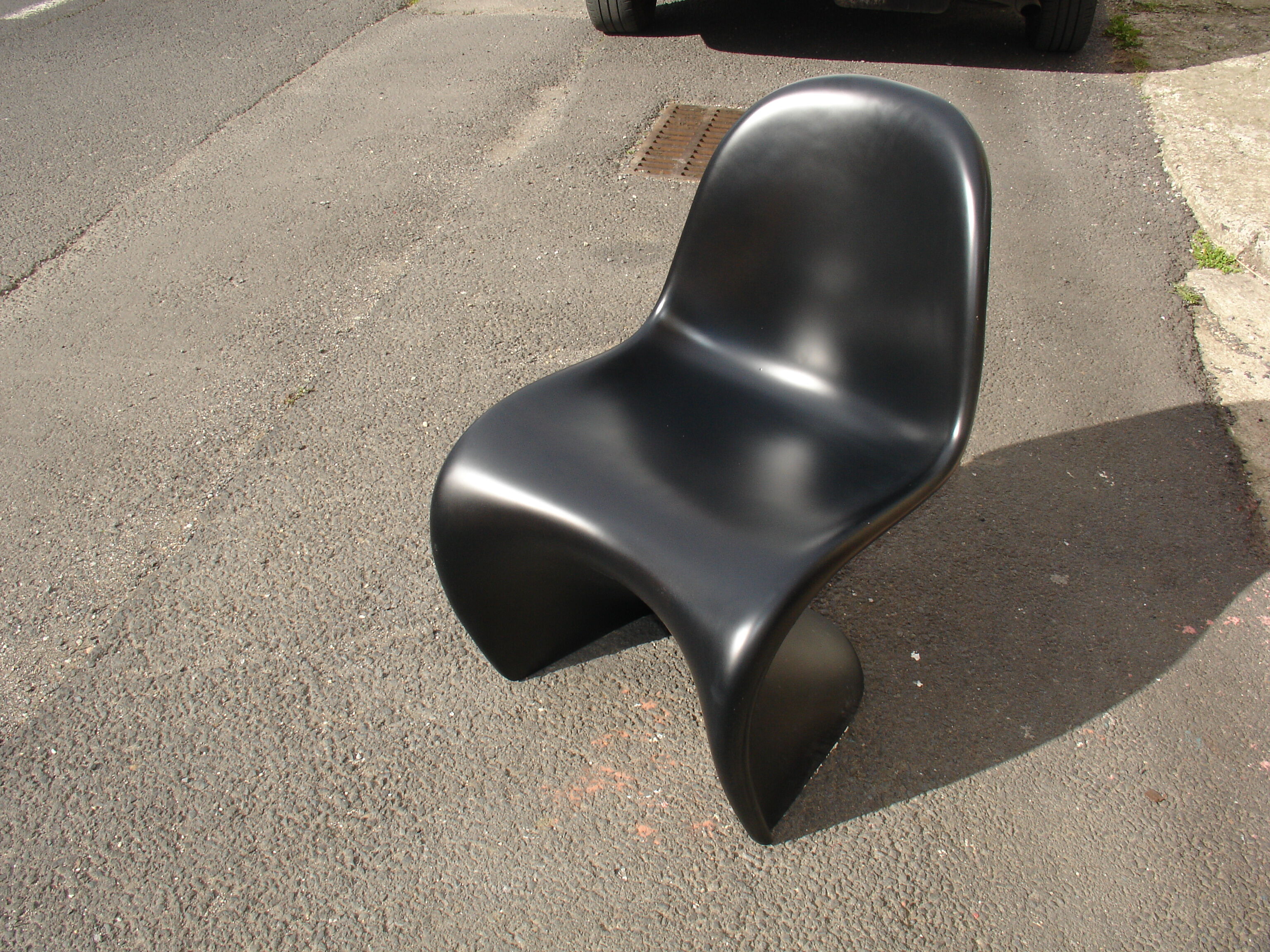 Chaise "s" pré production de Verner Panton 1957