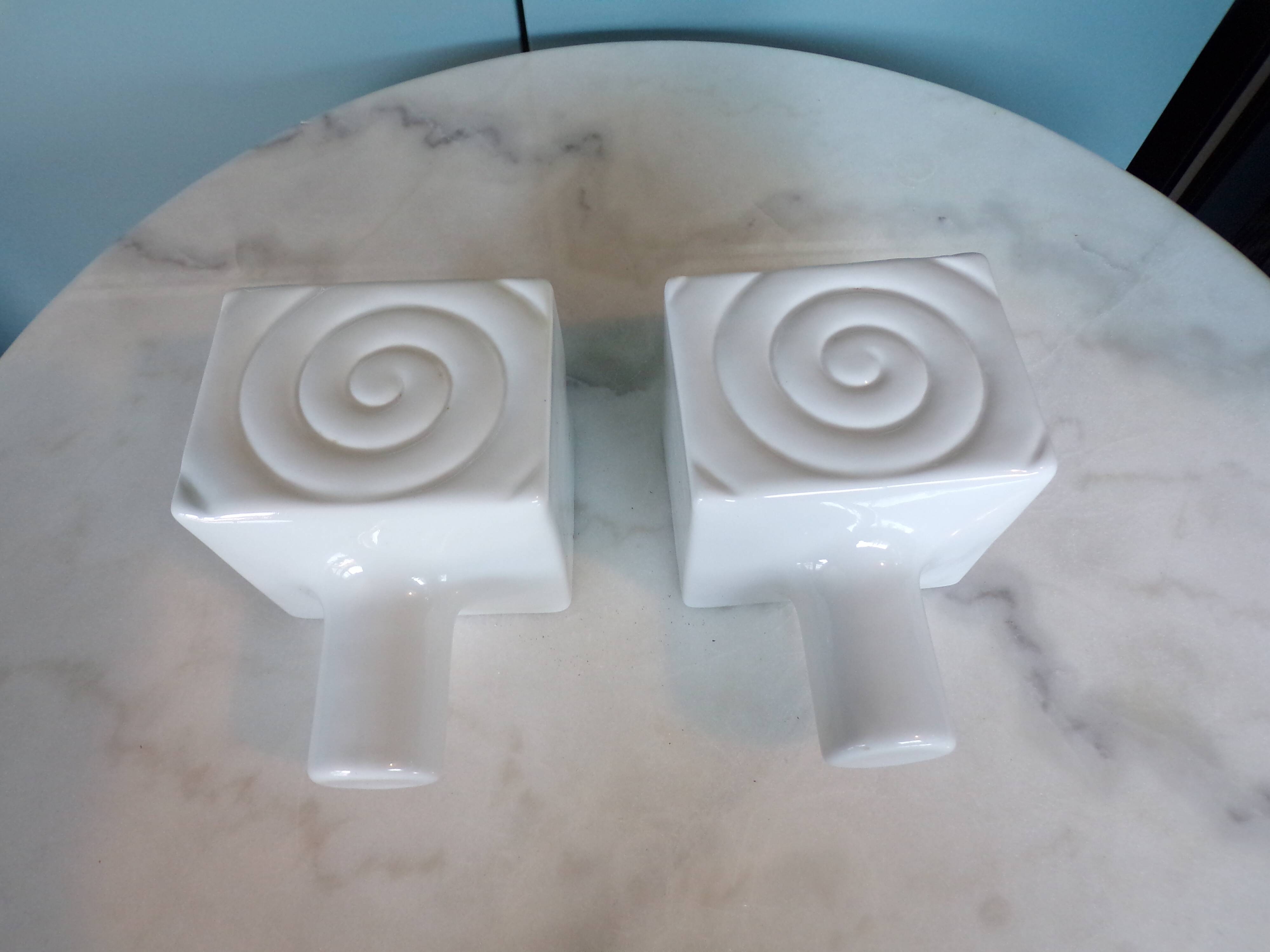 Pair of 1960 ceramic wall lights