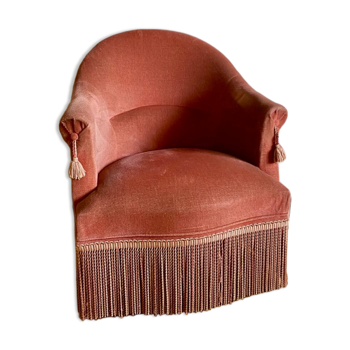 Pink toad armchair