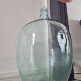 Clear blue demijohn