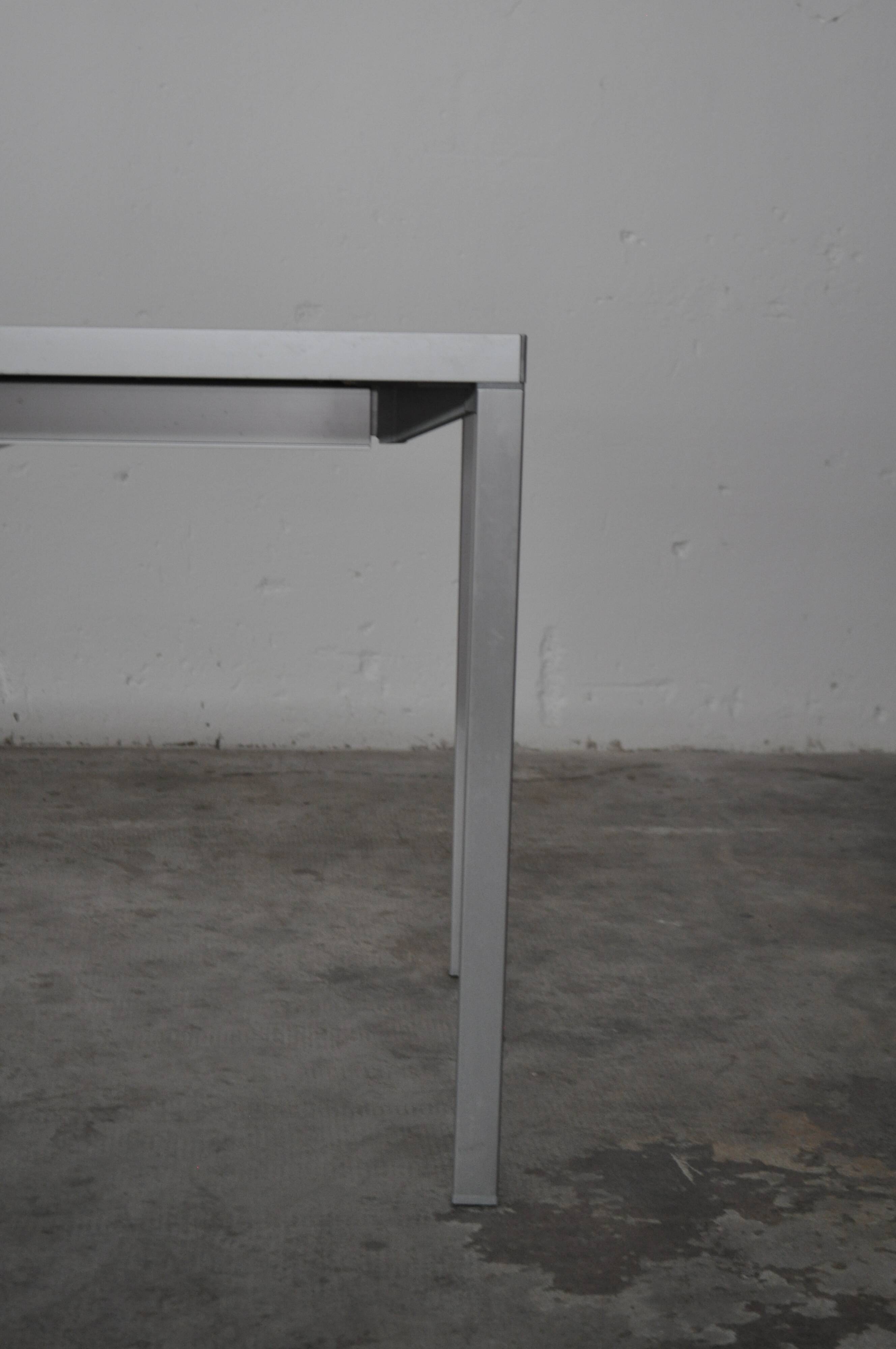 Bagutta Table and Aluminum Chairs by Opera Design for Ycami, 1980s, Set of 13