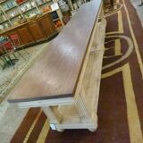 Table metier comptoir e chêne