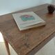 Compact desk in vintage cherry wood
