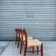 4 chaises danoises Arne Wahl Iversen