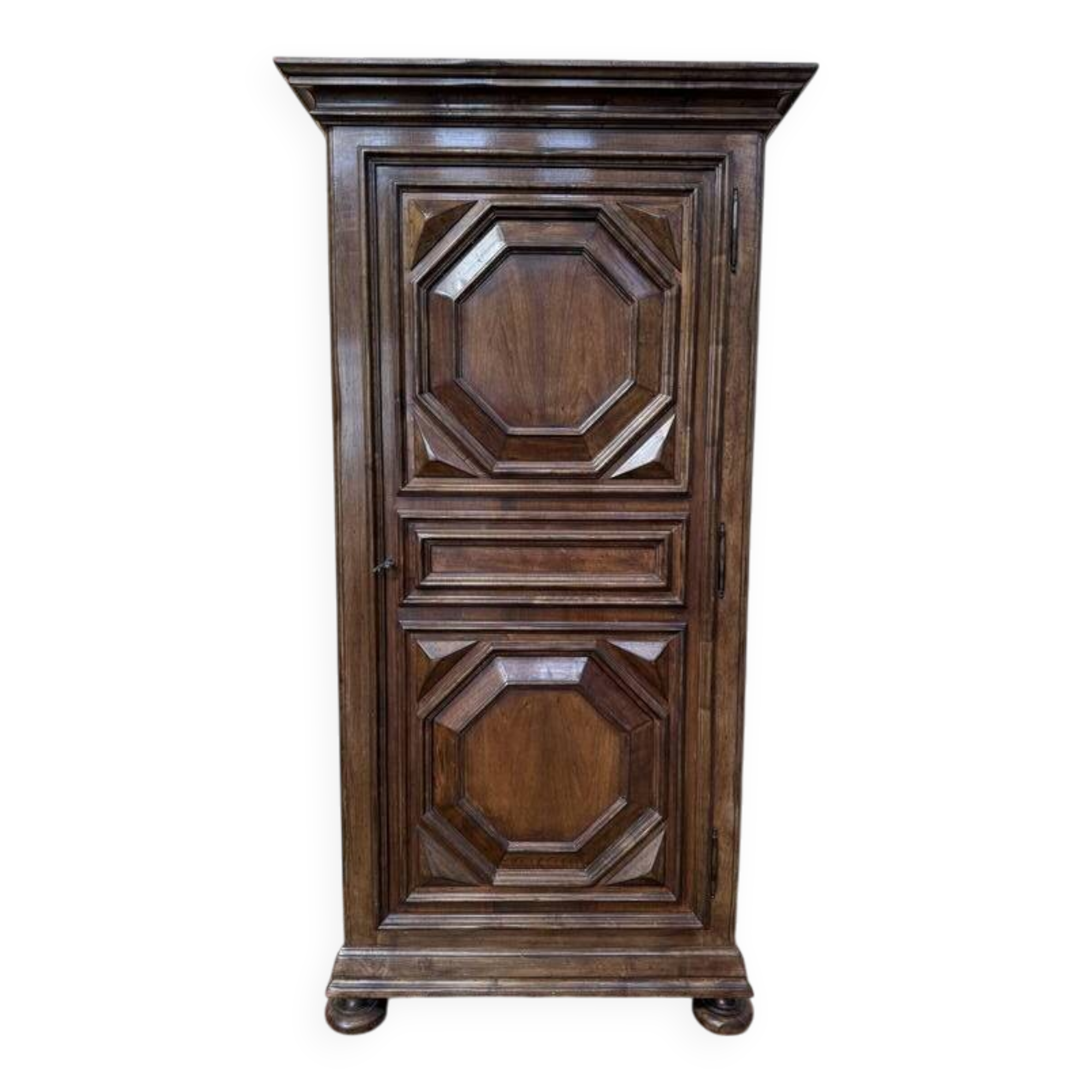 Armoire une porte / Bonnetiere de style Louis XIII
