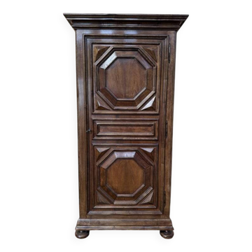 Armoire une porte / Bonnetière de style Louis XIII