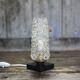 Vintage table lamp, bedside lamp with glass globe, accent lamp, decor.