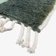 Contemporary Green Berber Rug - 300 x 246 cm