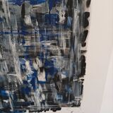 Abstract painting by decorator Erik Huet Alvarez