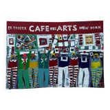 Michel Godjevac – Café des Arts (2008) Original painting signed and d