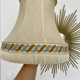 Vintage pagoda lampshade with fringes