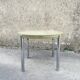 Extendable round table, gingham tile patterns late 1970 - Ø100