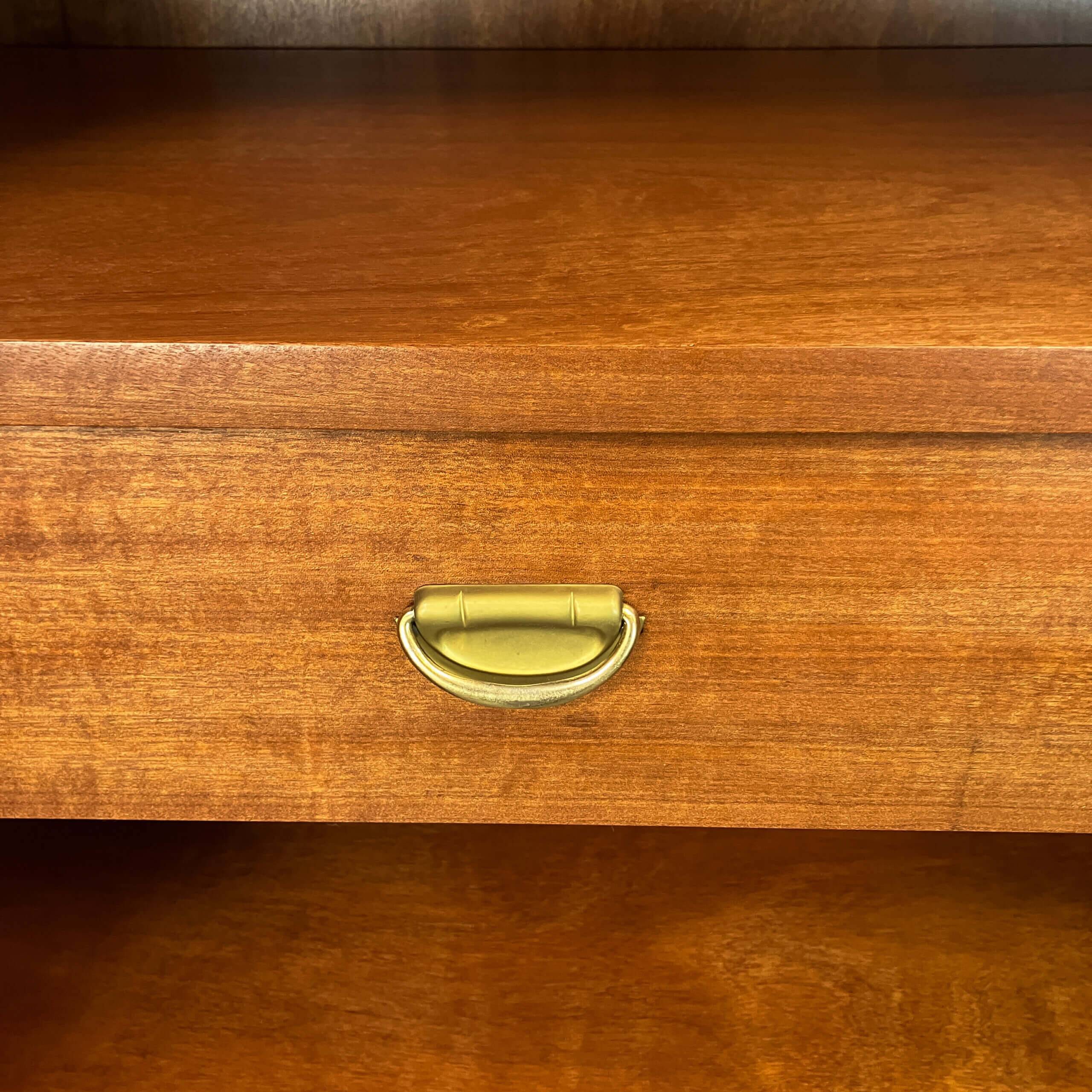 Chest of drawers, flamed birch, 1950s