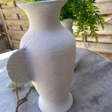 Paire de vases blancs