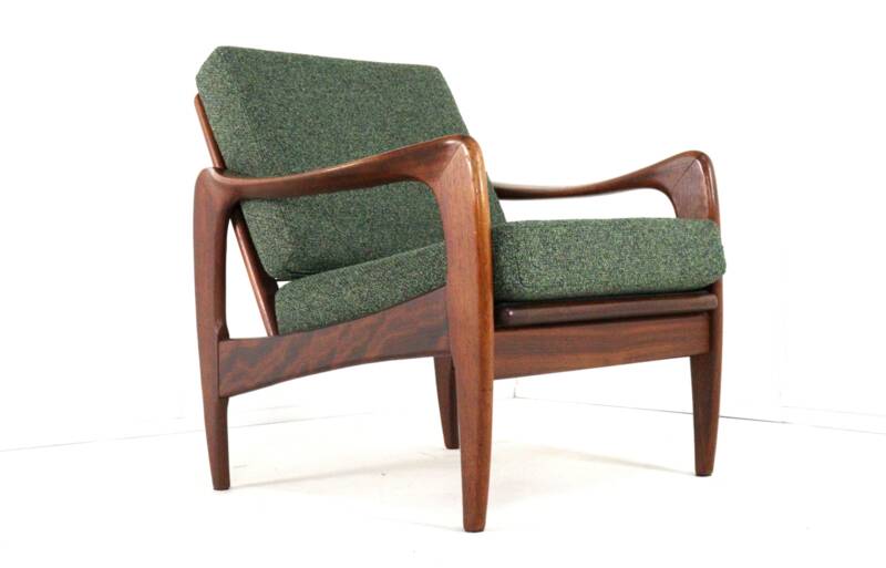De Ster armchair ladies model - dutch mid century modern design in teak