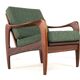 De Ster armchair ladies model - dutch mid century modern design in teak