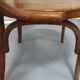 Fauteuil de bureau en bois courbé ... gout Fischel