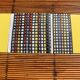 dining room table with tiles from Roger Capron
