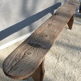 Spinning bench XIXth wooden XL 203cm