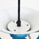 Blue Fog & Mørup / Erik Balslev pendant lamp / Mid-century Danish modern design / 1970s