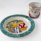 Collection set - 3 plates 26 cm + 1 jug 0.5 L - Giovanni De Simone