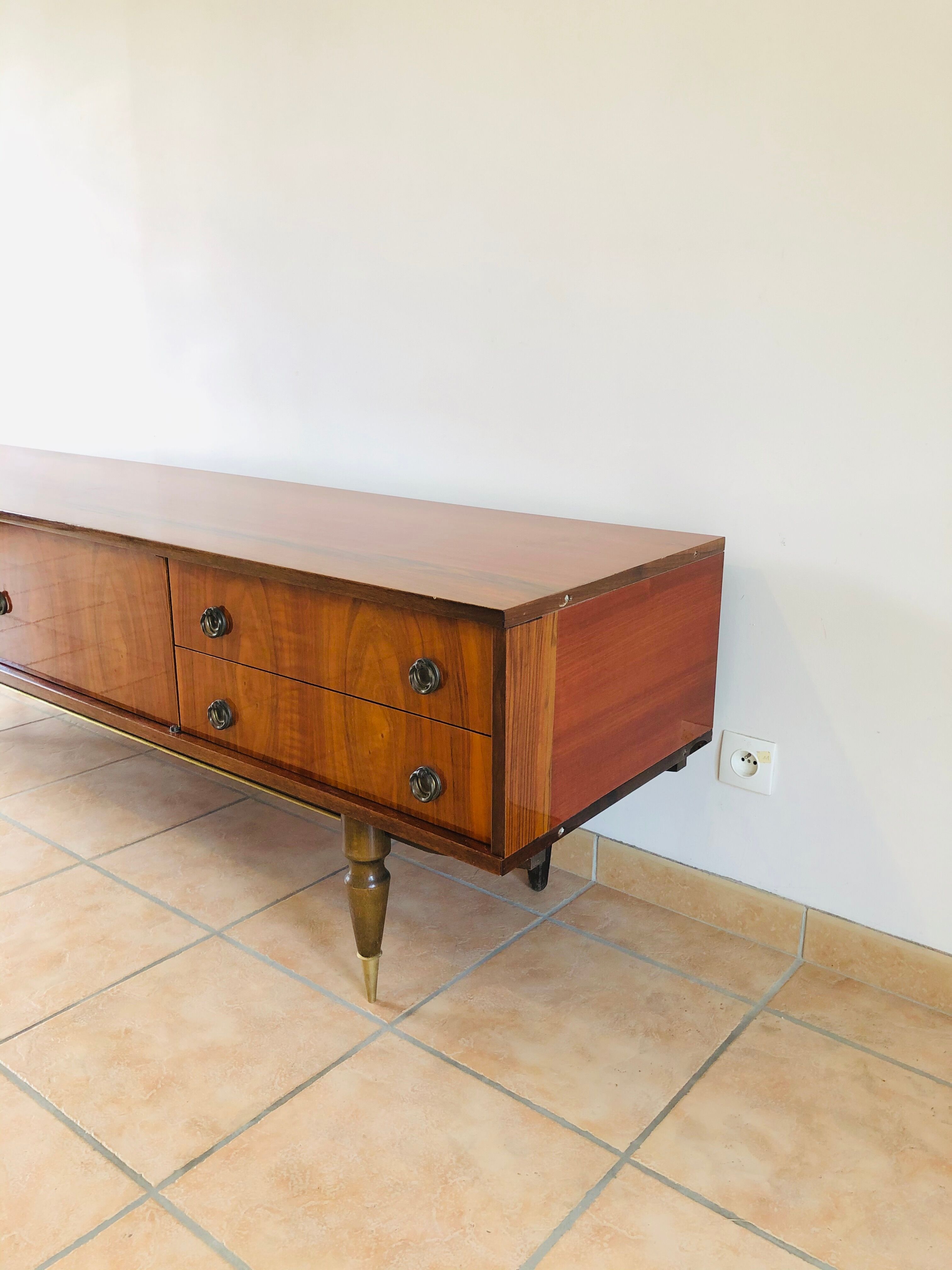 Walnut bass sideboard 1960