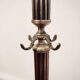 Brass revolving coat holder