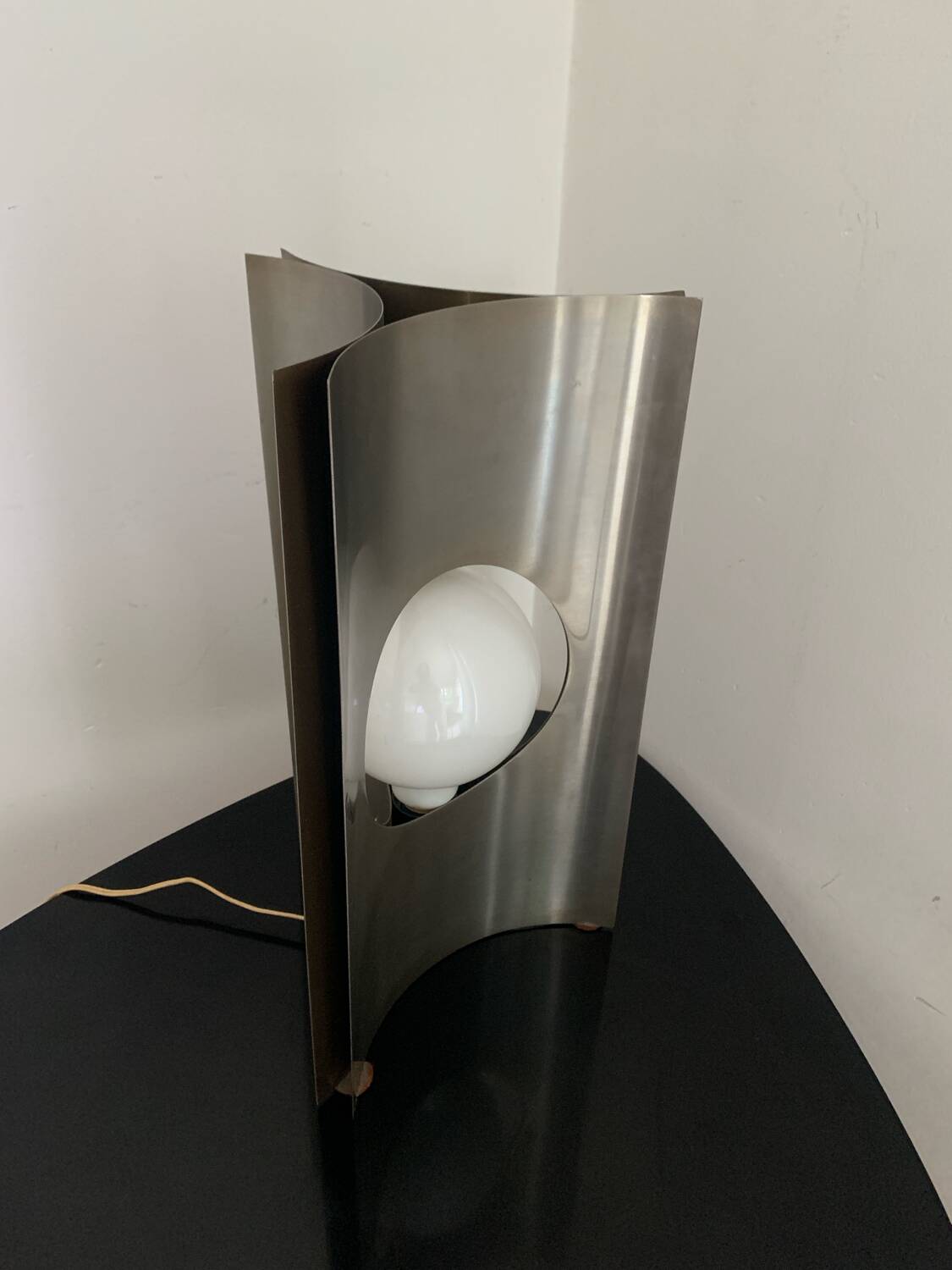 60s stainless steel lamp