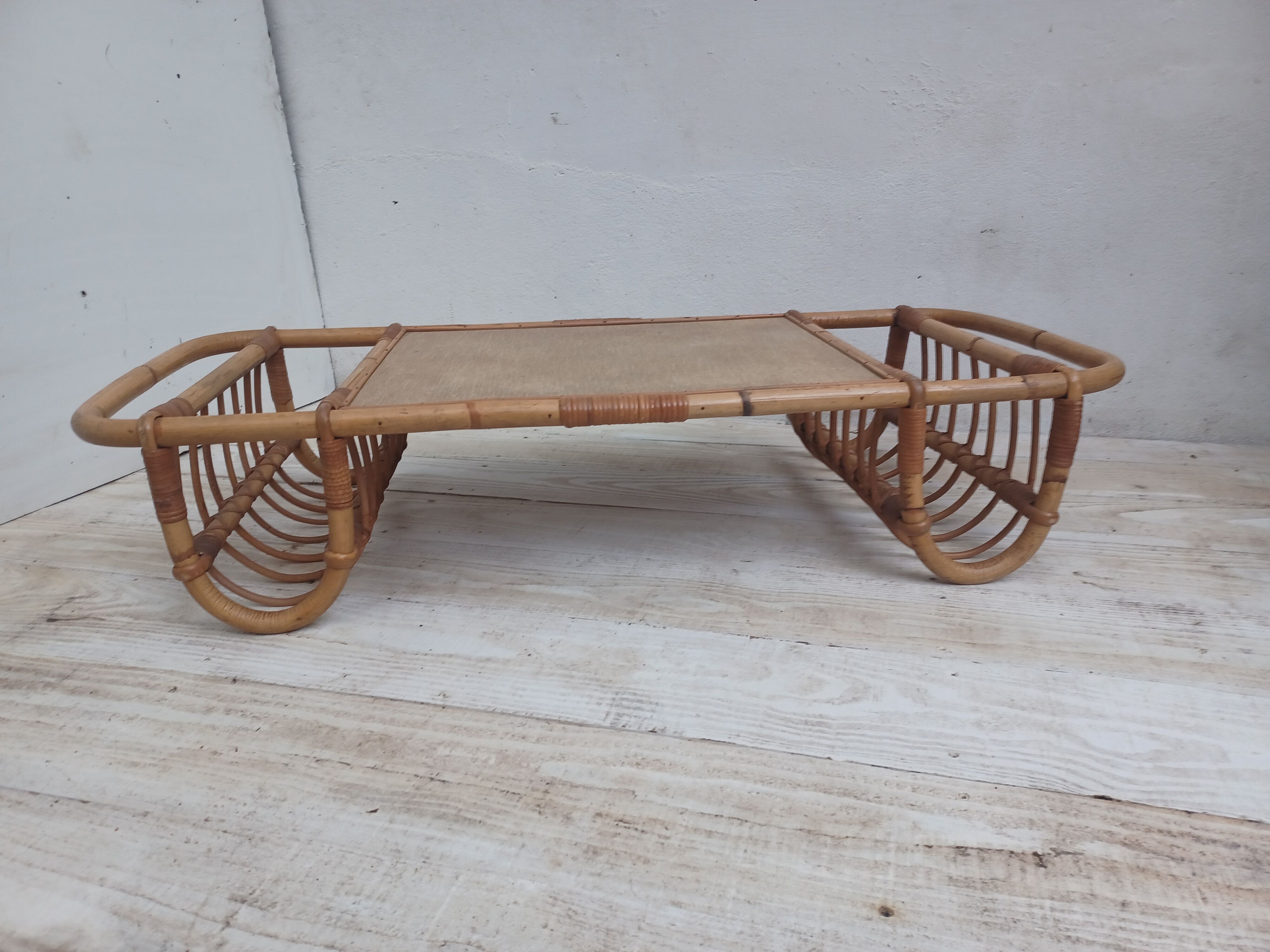Rattan coffee table