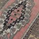 Pink & Navy Blue Classic Persian Rug, 130x225Cm