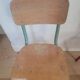 Chaise scolaire enfant écolier vintage