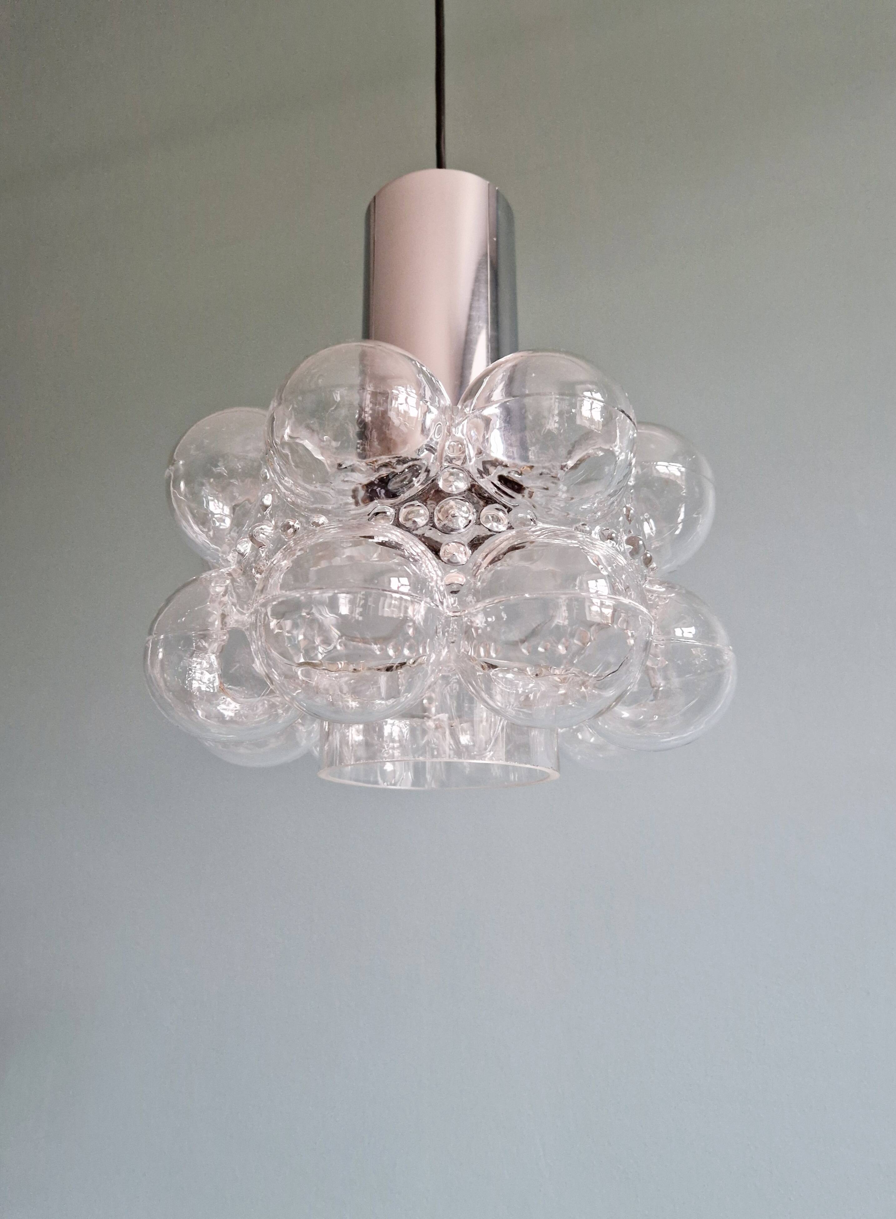 Suspension Bubble glass, design Helena Tynell, 1970