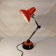 Vintage red articulated desk lamp - 70s/80s.