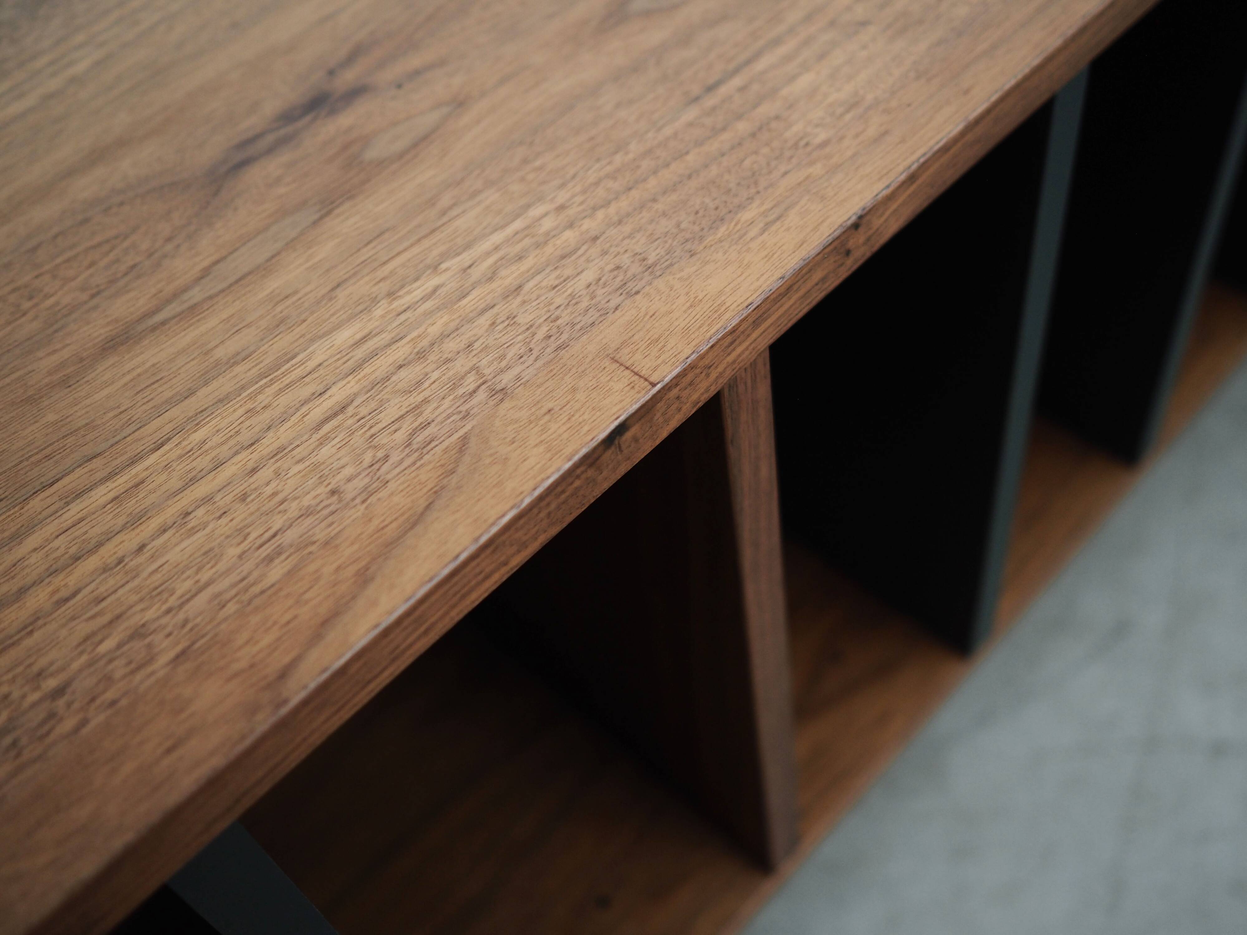 Walnut bookcase, Scandinavian design