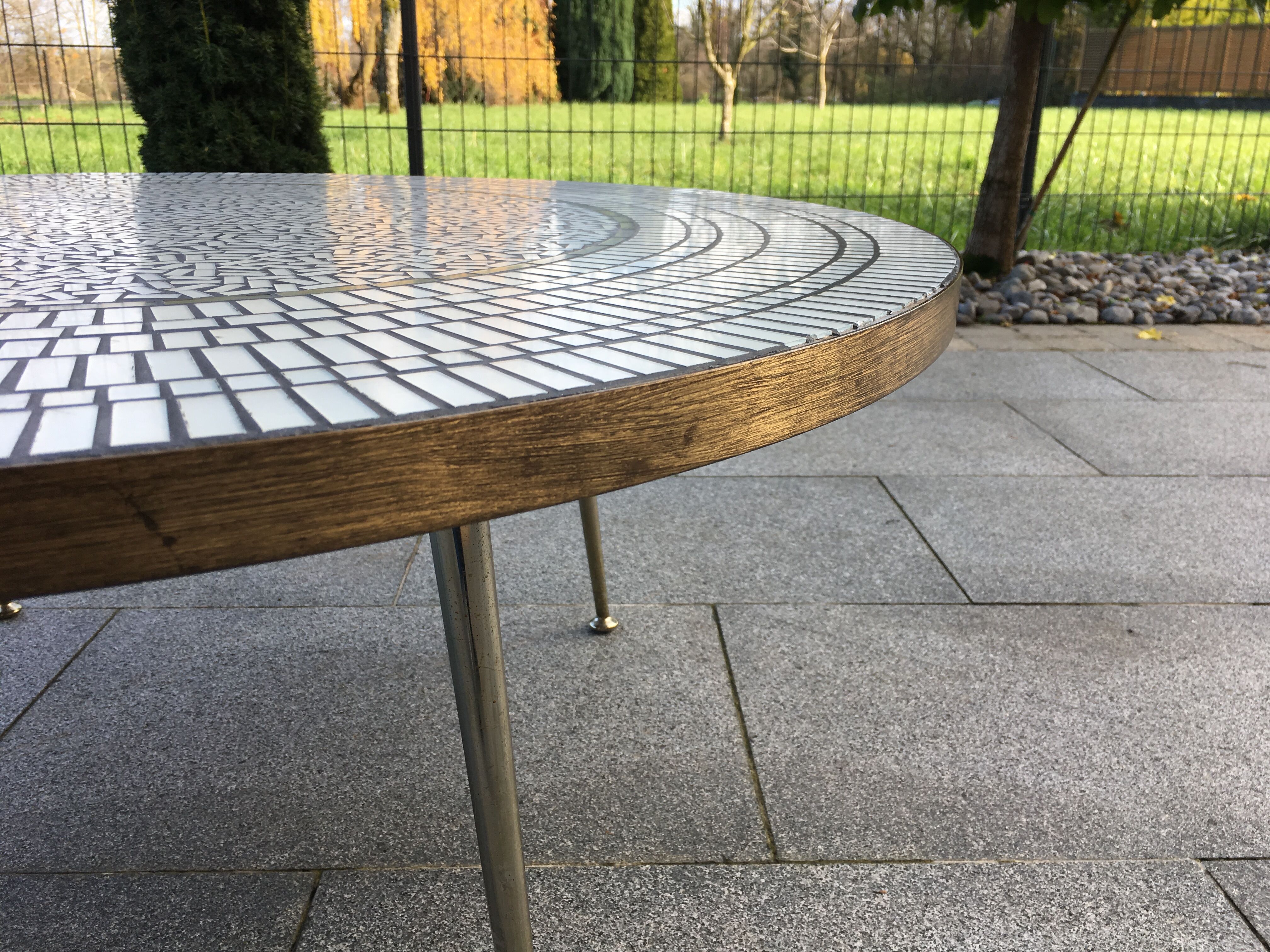 Berthold Muller mosaic coffee table, 1950s