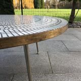Table basse mosaïque Berthold Muller années 1950