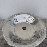 Alessi fruit bowl in openwork silver metal