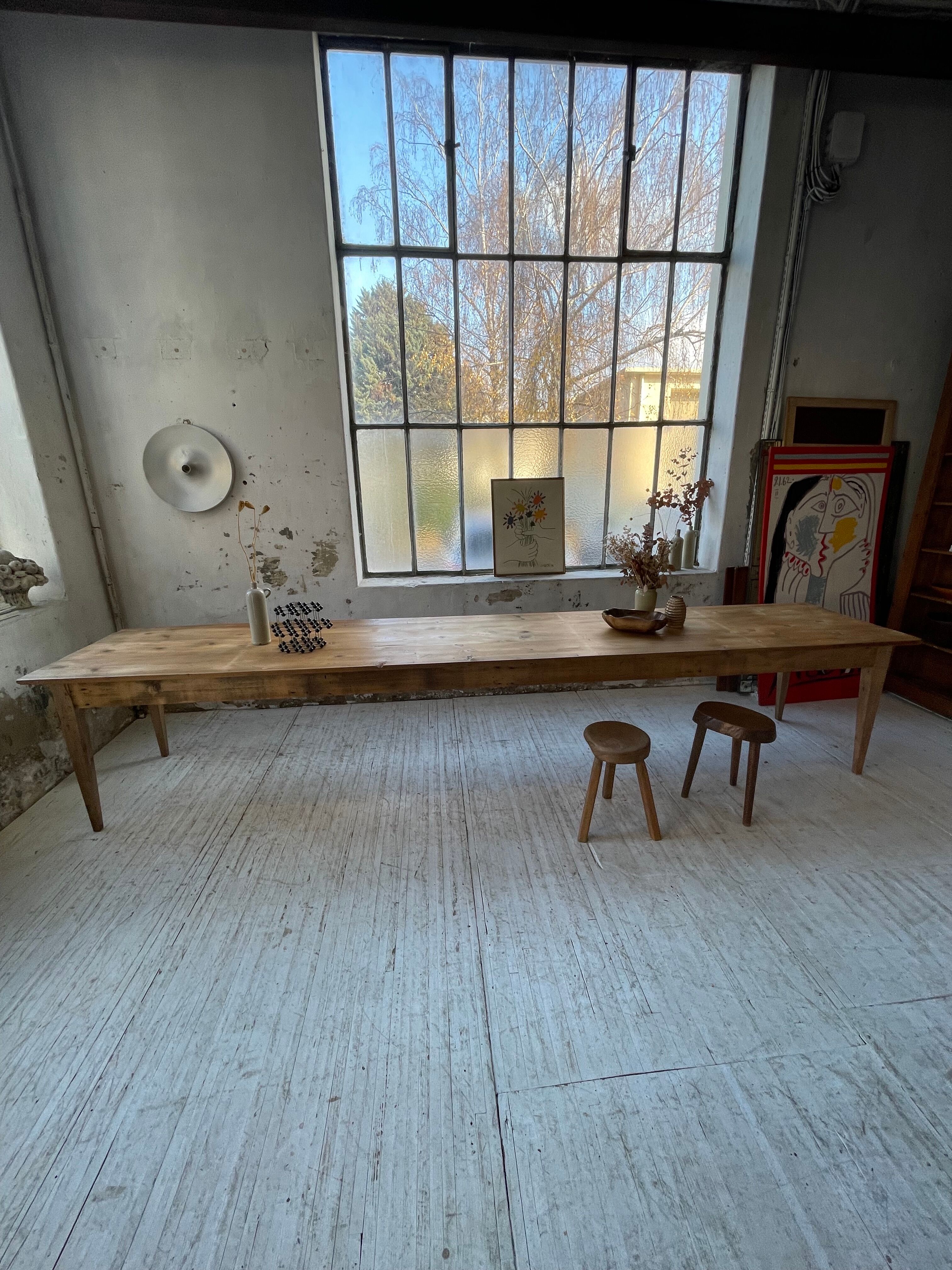 Farmhouse table beech pine XL 4m