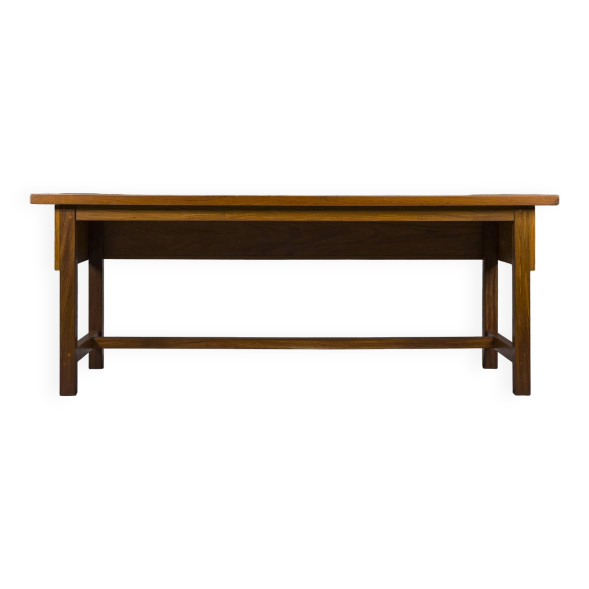 Swedish Freestanding Teak Architect Desk, 1960s