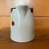 Vintage glazed earthenware pitcher