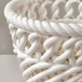 Bassano woven ceramic planter, 1960