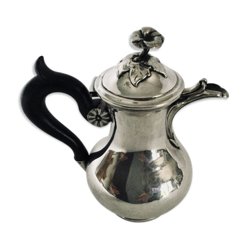 Small silver teapot